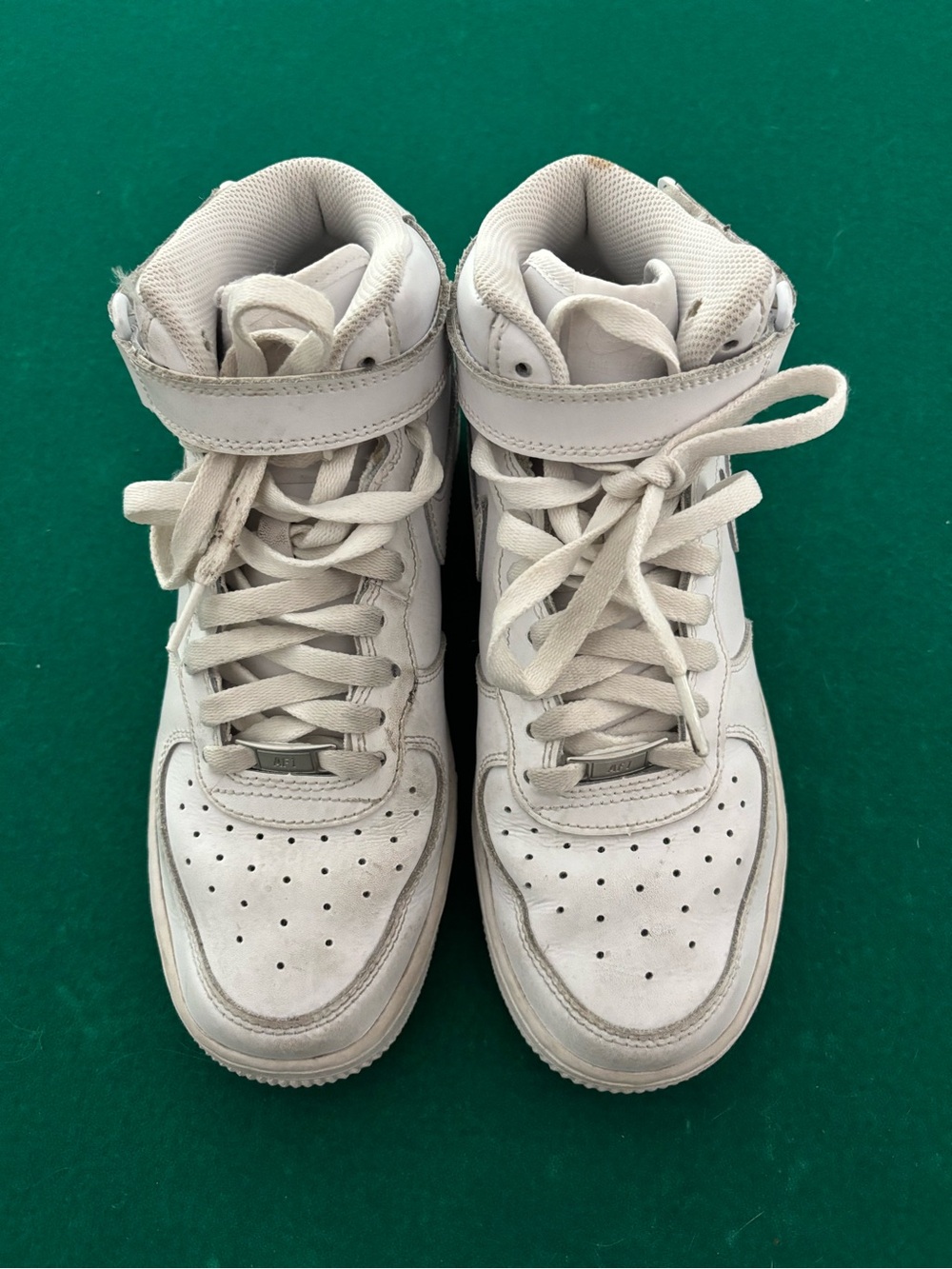 Nike Kids White High-Top Sneakers